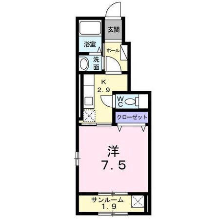 オレンジファミリアの物件間取画像